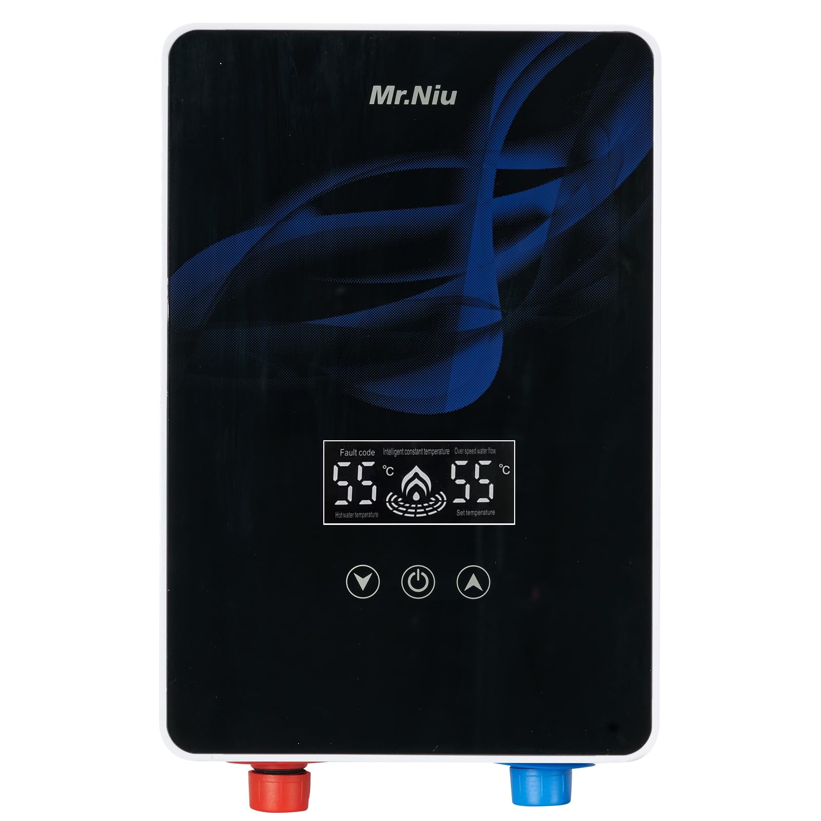 MRNIU 6kW Instant Electric Shower Water Heater, 220-240V, IPX4