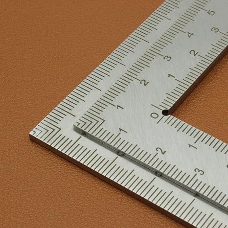 Stainless Steel L Shaped Ruler Carpenters Square Framing Measuring Tool, 4 inch by 6 inch