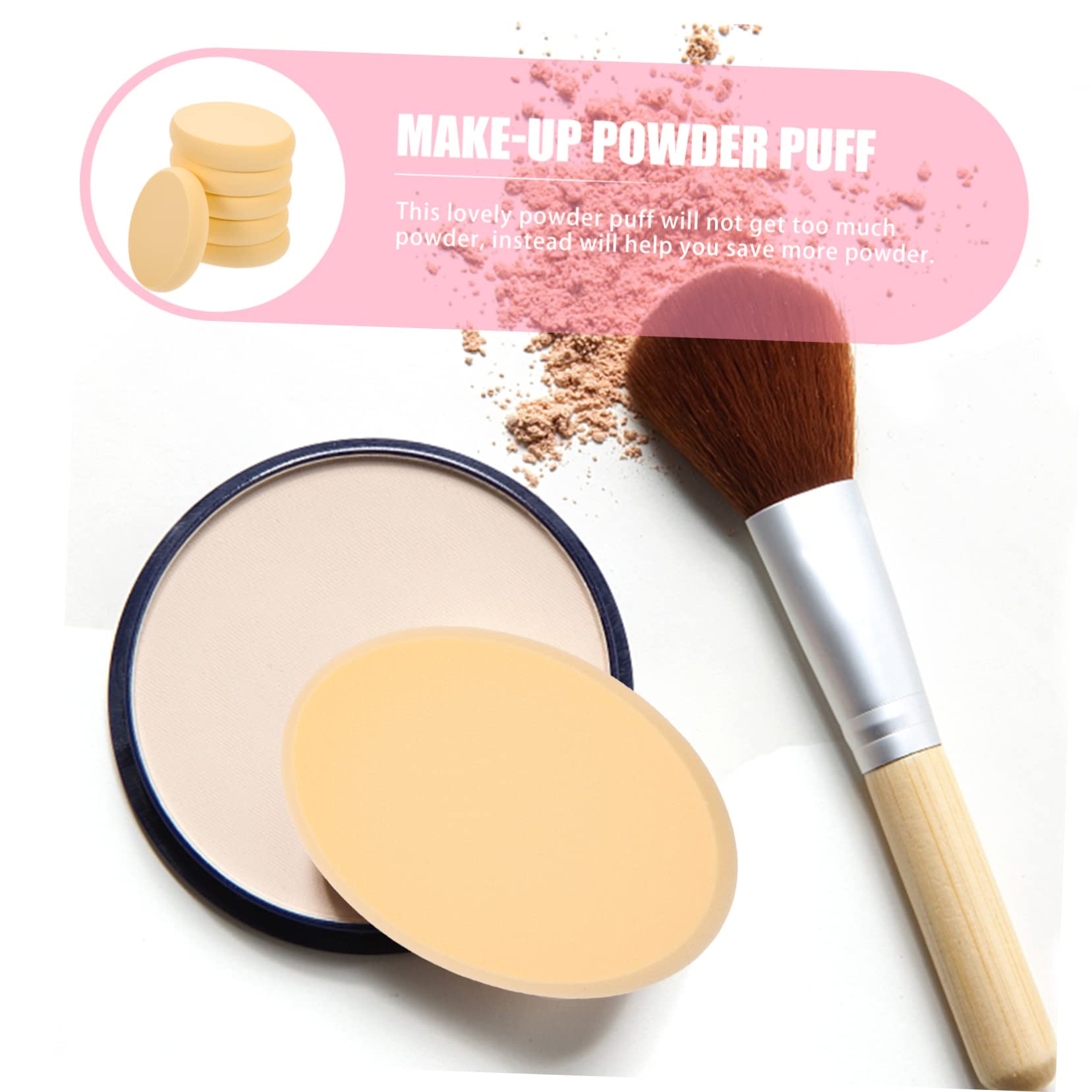 Beavorty 18piezas Esponjas De Maquillaje Ovaladas Para Base Uso Dual Esponjas Faciales Húmedas y Secas Para Polvos y Cremas Maquillaje