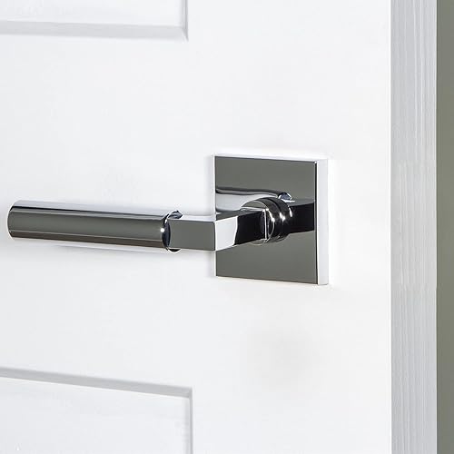 Miniatura 2 de Viaggio 626236 - Roseta de pasaje Quadrato con palanca Contempo Smooth en cromo brillante