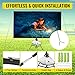 VEVOR Tripod Projector Screen with Stand 100inch 16:9 4K HD Projection Screen Stand Wrinkle-Free Height Adjustable Portable Screen for Projector Indoor & Outdoor for Movie, Home Cinema, Gaming, Office VEVOR Tripod Projector Screen with Stand 100inch 16:9 4K HD Projection Screen Stand Wrinkle-Free Height Adjustable Portable Screen for Projector Indoor & Outdoor for Movie, Home Cinema, Gaming, Office
