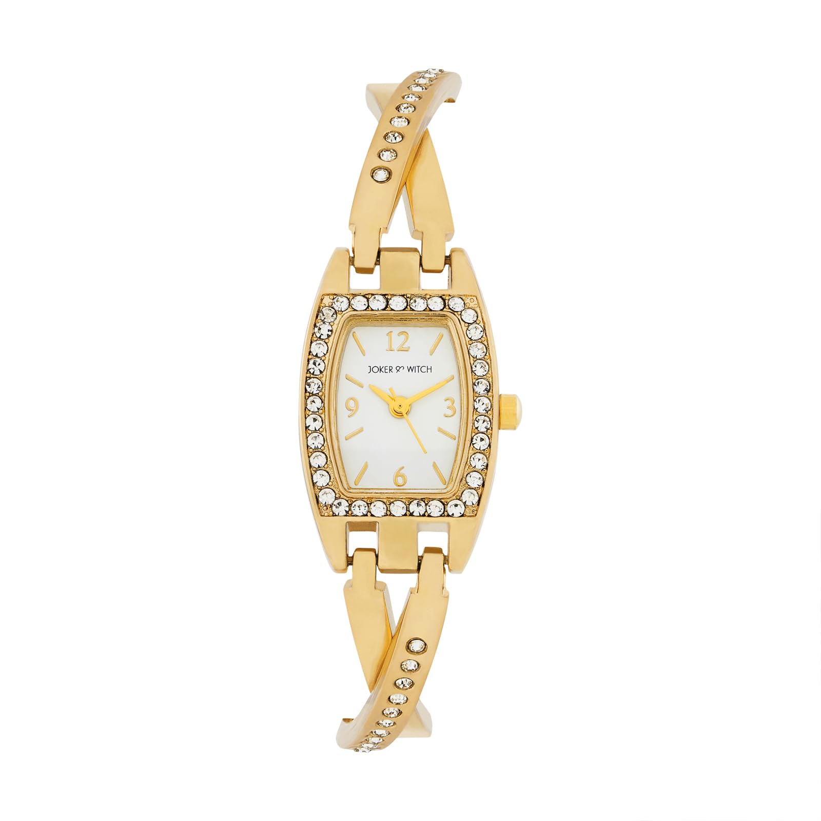 joker & witch Victoria 32.5mm White Dial 10mm Gold Metal Alloy Watch for Women-picture-6
