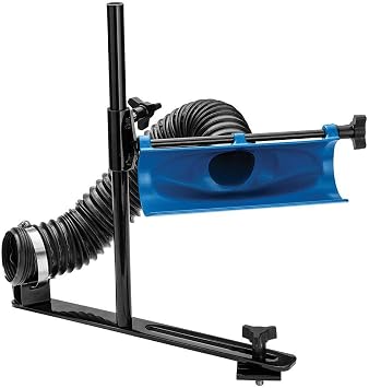Dust Right Lathe Dust Collection System Shop Dust Collection System Reduce the Amount of Dust in Air, Floor - Lathe Dust Collection Includes 9 Dust Scoop, Port Boom Arm, Hose Clamp, More