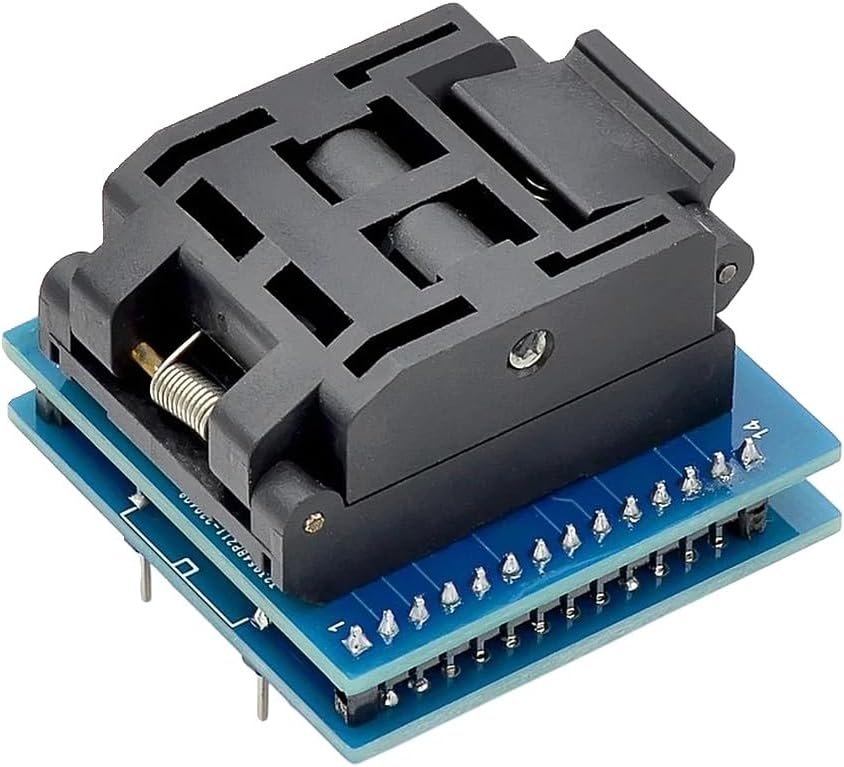 TQFP32 QFP32 to DIP28 IC Programmer Adapter Test Socket Burning SIEAT Circuits New 2026 Electronic & Accessories