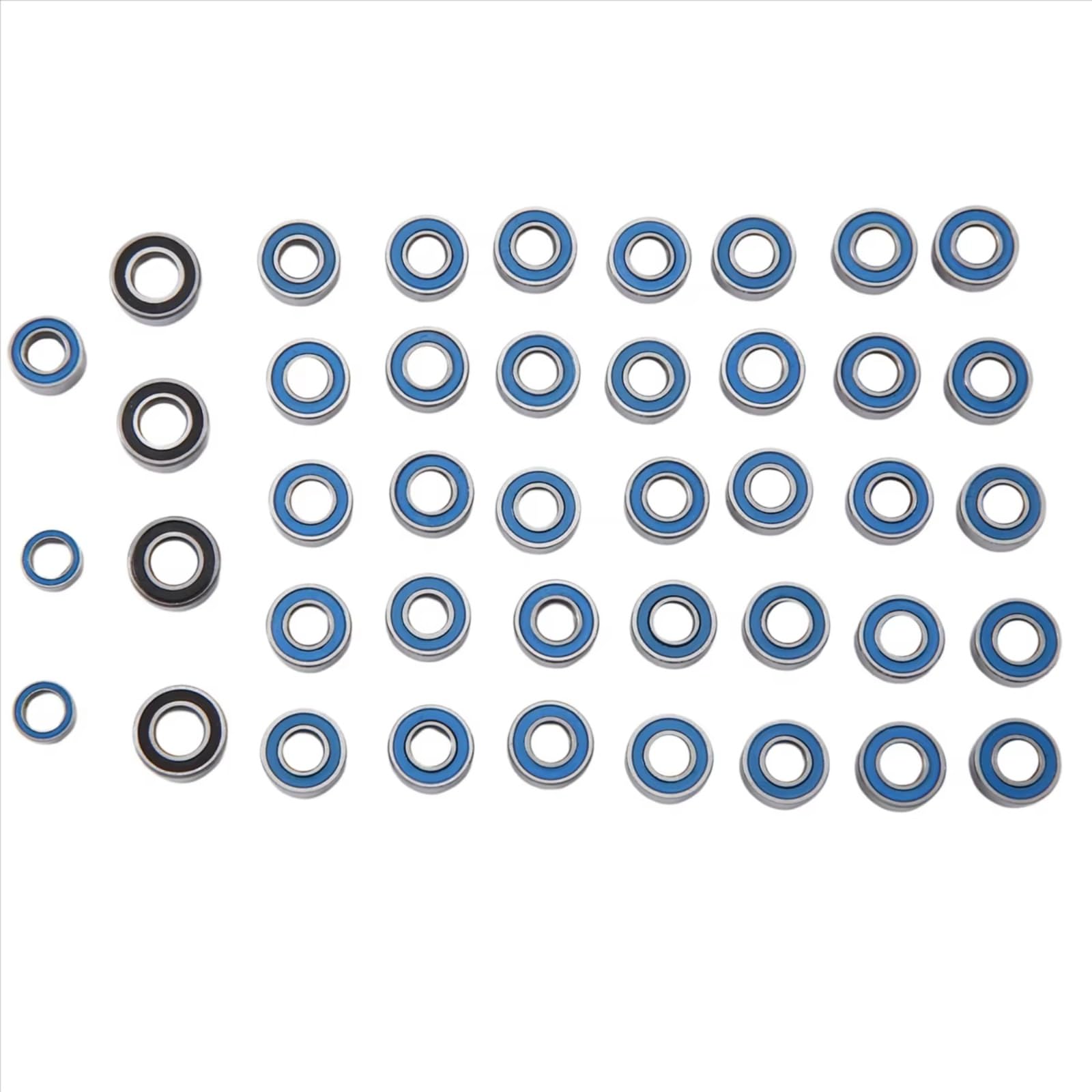 Rodamientos Bolas RC para Tamiya High-Lift Kit De 42 Rodamientos Sellados para Coches RC Piezas De Mejora Accesorios Y Piezas De Repuesto para Coches De Control Remoto