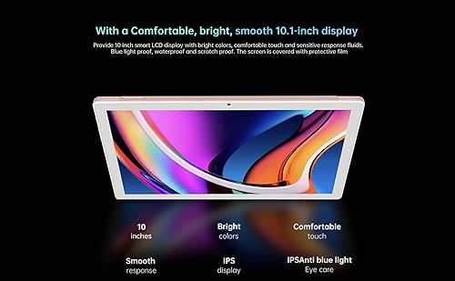 Miniatura 3 de JUSYEA Tabletas Android 11 2 en 1 tabletas de 10 pulgadas 4 GB de RAM 64 GB de ROM expandibles 128 GB 5G  24 G WiFi batería de 8000 mAh Bluetooth 50