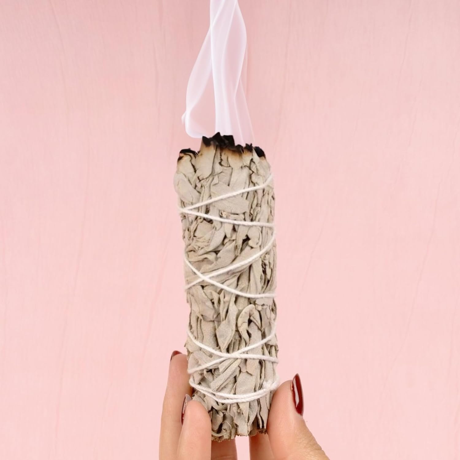 Wish Well Sage Smudge Kit - 3 White Sage Sticks, 2 Palo Santo Sticks, Abalone Shell, Stand, Smudging Feather, 7 Chakra Stones & Crystal Bracelet ~ Sage Incense Sticks for Cleansing House & Meditation