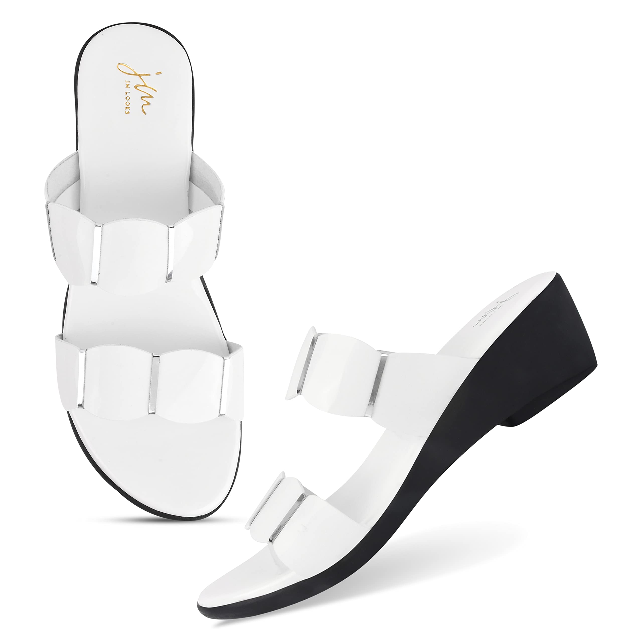 JM LOOKS Smart Womens Comfortable Block Heels Sandal (B0C5M69XS4) Amazon Price History, Amazon Price Tracker
