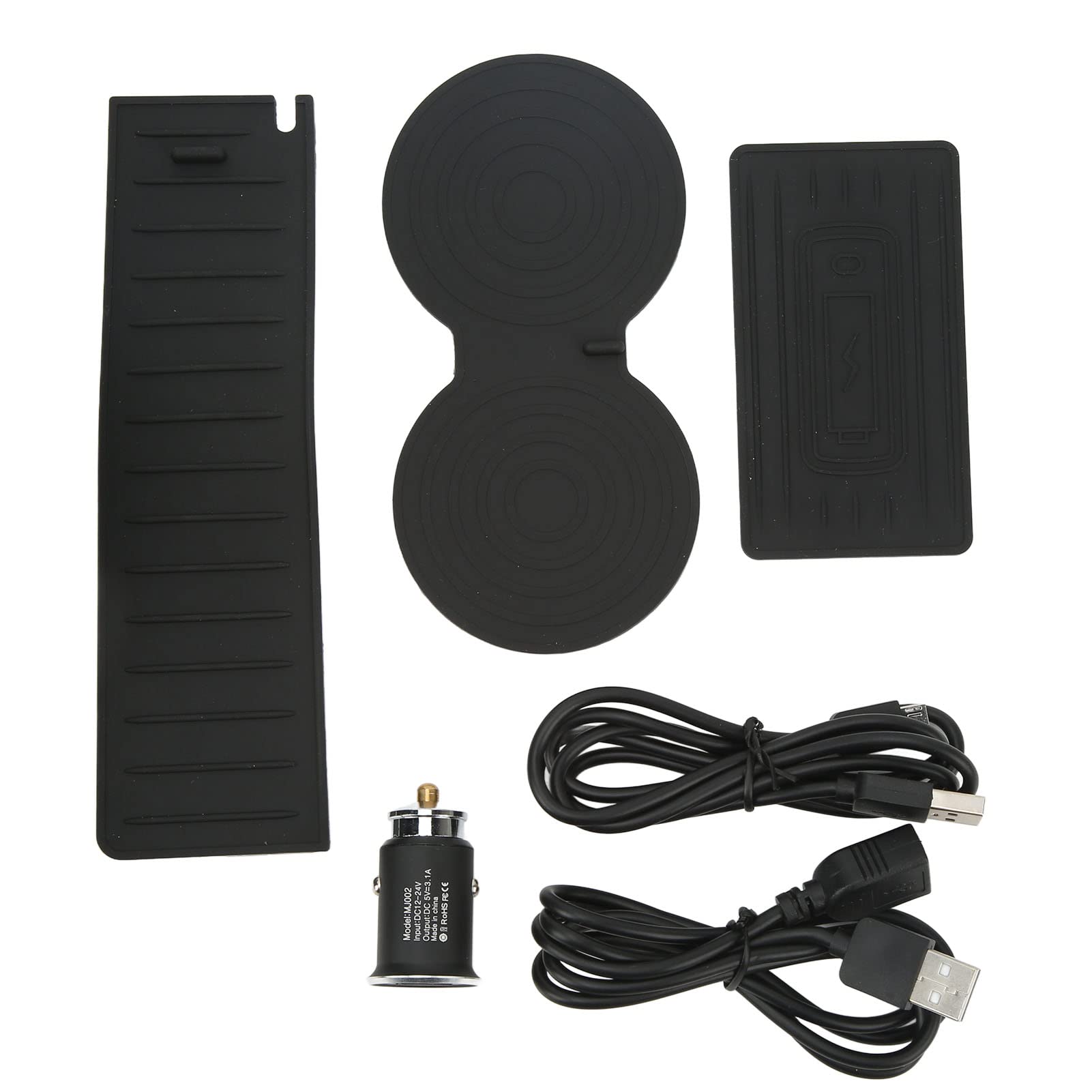 Console centrale Cordless Ricarica 5 W Organizer Caricatore del telefono di ricambio per modello .S X 2016‑2019 Tappetino di ricarica Vassoio console centrale Scatola