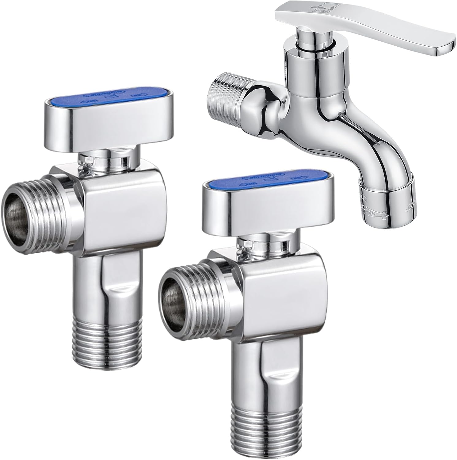 SUBMARINE Outdoor Faucet & 2 of Angle Valve