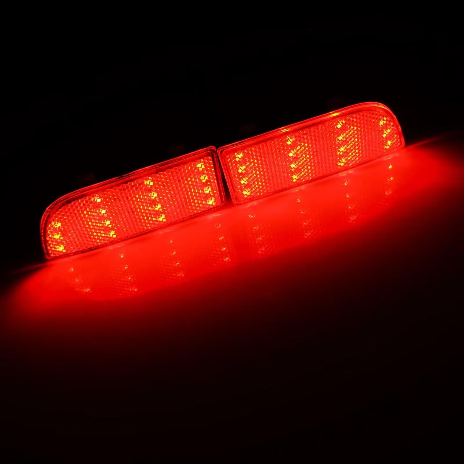 Per Benz W639 per Vito per Viano 2003-14 1 coppia Riflettore posteriore Reflector LED STOP Brake Light Riflettore Paraurti Posteriore