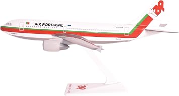 TAP Air Portugal Airbus A310-300 1200 Scale - Airplane Miniature Model Plastic Snap Fit - Collectible Replica of TAP Air Portugal Aircraft - Part #AAB-31020H-012