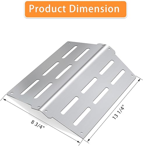 Miniatura 2 de Zemibi 65505 Deflector de calor para Weber Genesis 300 Series, Genesis ES-310, ES-320, ES-330 con perillas de control frontal, pieza de repuesto de