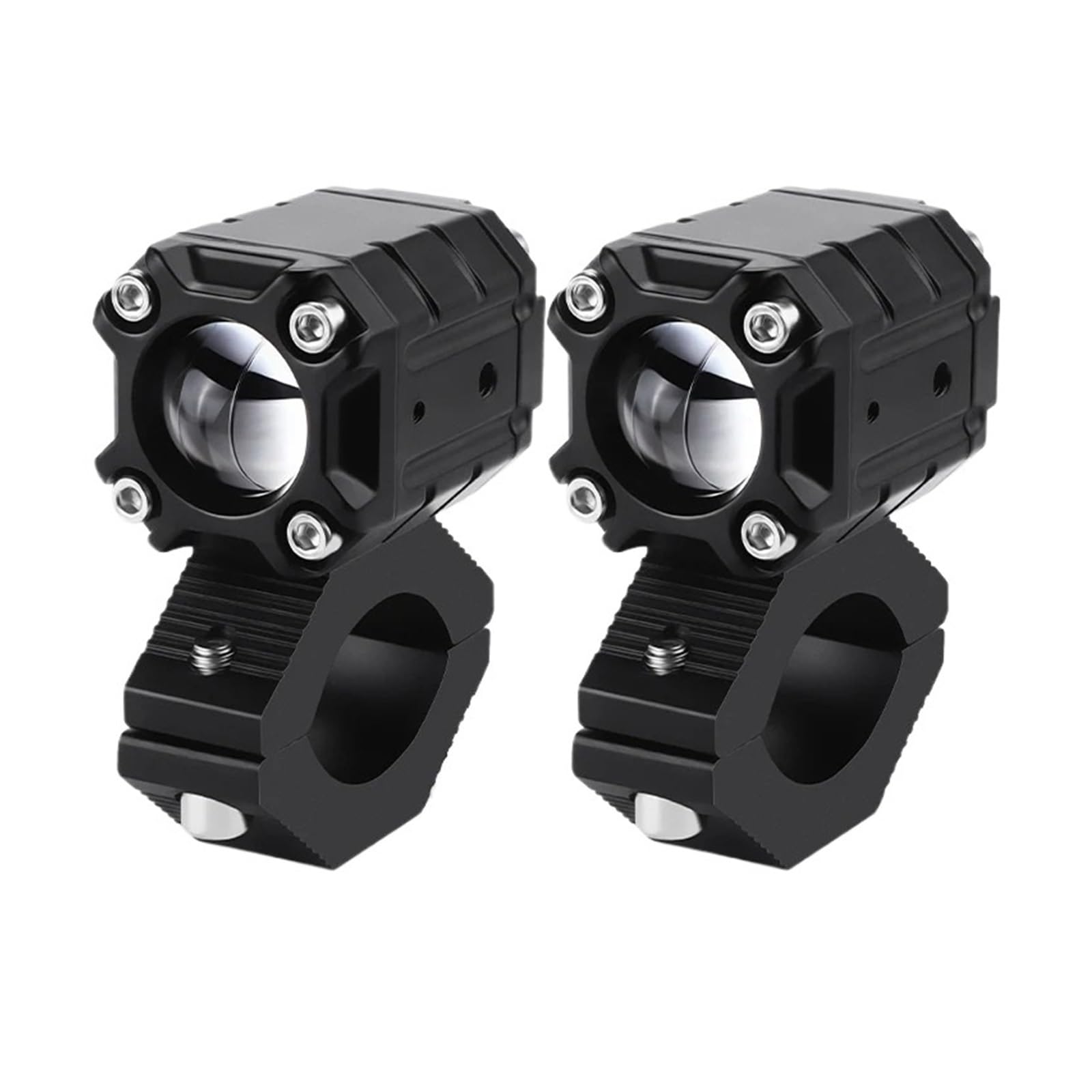 Faros Para Niebla Moto Foco LED Para Motocicleta Lente De Proyector Punto Conducción Amarillo Y Blanco Luces Antiniebla Faros Led Auxiliares