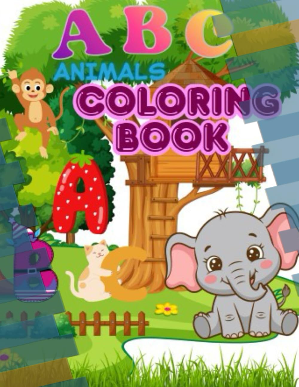 ABC Animal Adventures: A Fun Coloring Journey to Learn English Letters with Friendly Creatures: Teaching the Alphabet and developing coloring skills ... discovering animals in a fun coloring journey