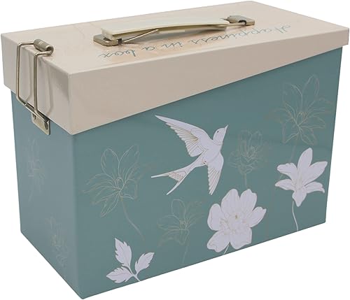 Miniatura 1 de Caja de almacenamiento de lata, contenedor de almacenamiento de cocina. Ideal para semillas de flores, caja de tarjetas, recetas, organizador para