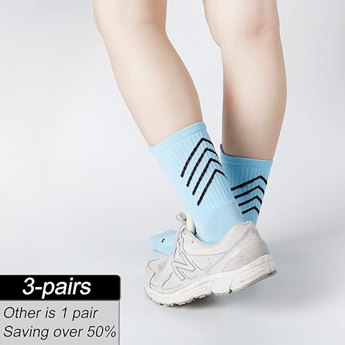 Miniatura 7 de Calcetines deportivos antideslizantes para hombres y mujeres, calcetines de fútbol con agarre, calcetines de entrenamiento deportivo, fútbol, yoga,