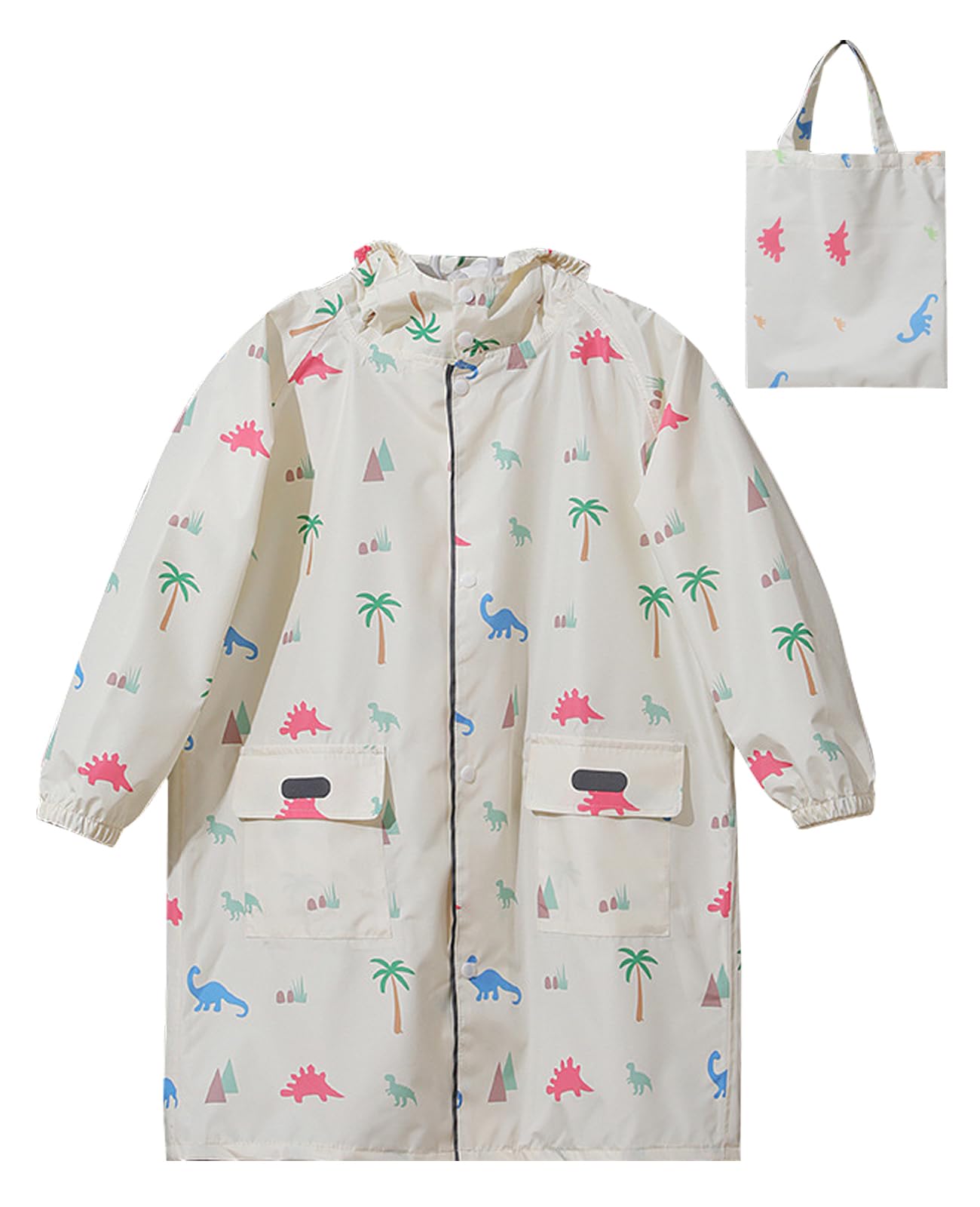 Chubasquero para niños y niñas, impermeable, poncho de lluvia, reutilizable, ropa ligera para exteriores