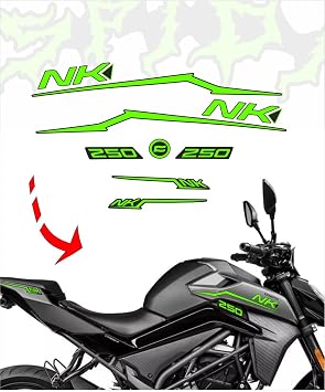 AKDESEN NK250 Sticker Set Ye il