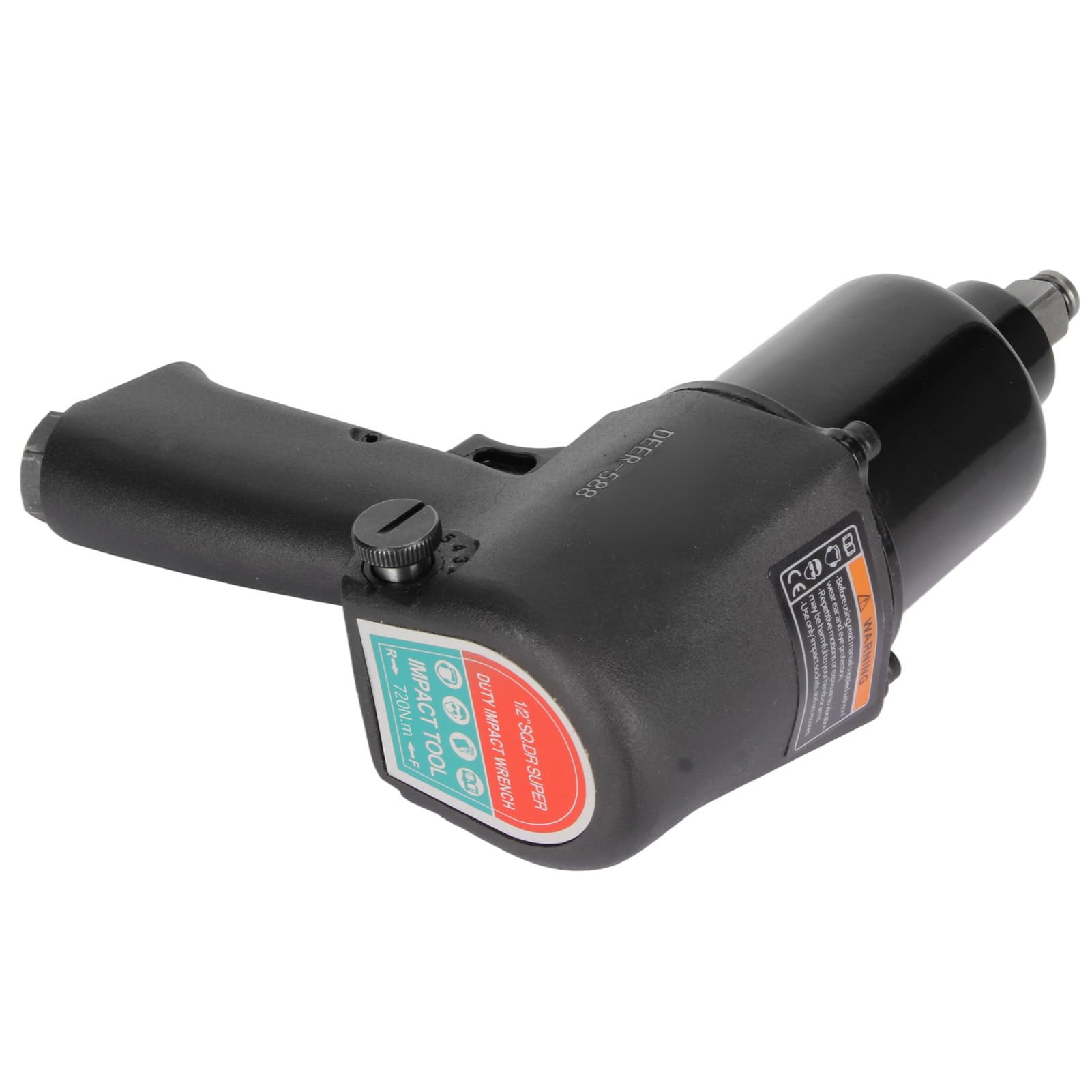 FTVOGUE Avvitatore a Percussione Pneumatico in Acciaio Legato 1/2 in Drive 720N·m 7800RPM Impugnatura Antiscivolo Facile Controllo della Torsione per Meccanici di Riparazione di Automobili