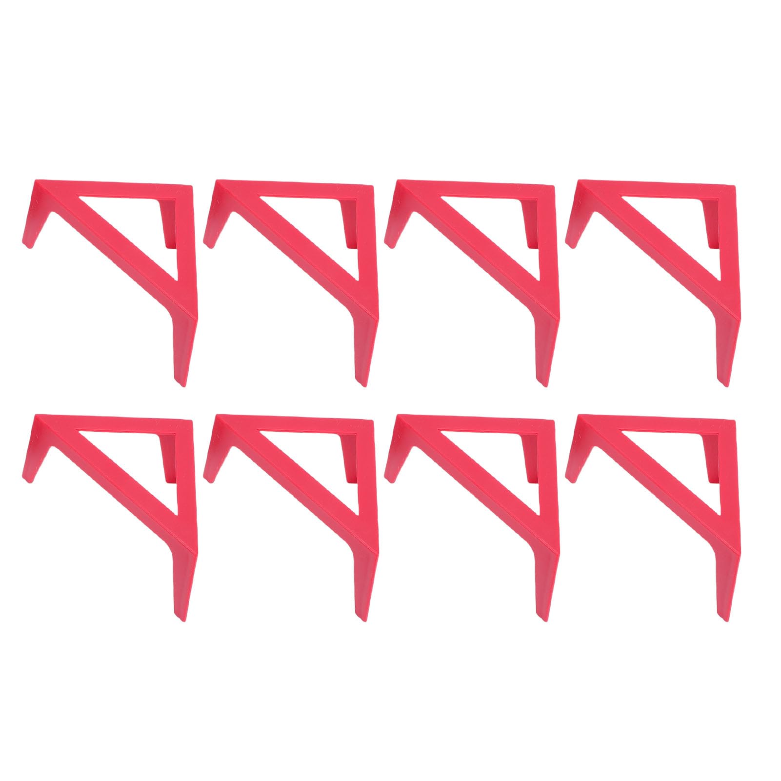 8er-Pack Leinwandfüße, Erhöhungen, Malständer aus ABS-Kunststoff, Rutschfeste Basis, Leinwandstützen für Acrylgießen und Zeichnen, für Künstler, Studenten, Innen- und Außenbereich (Rot)