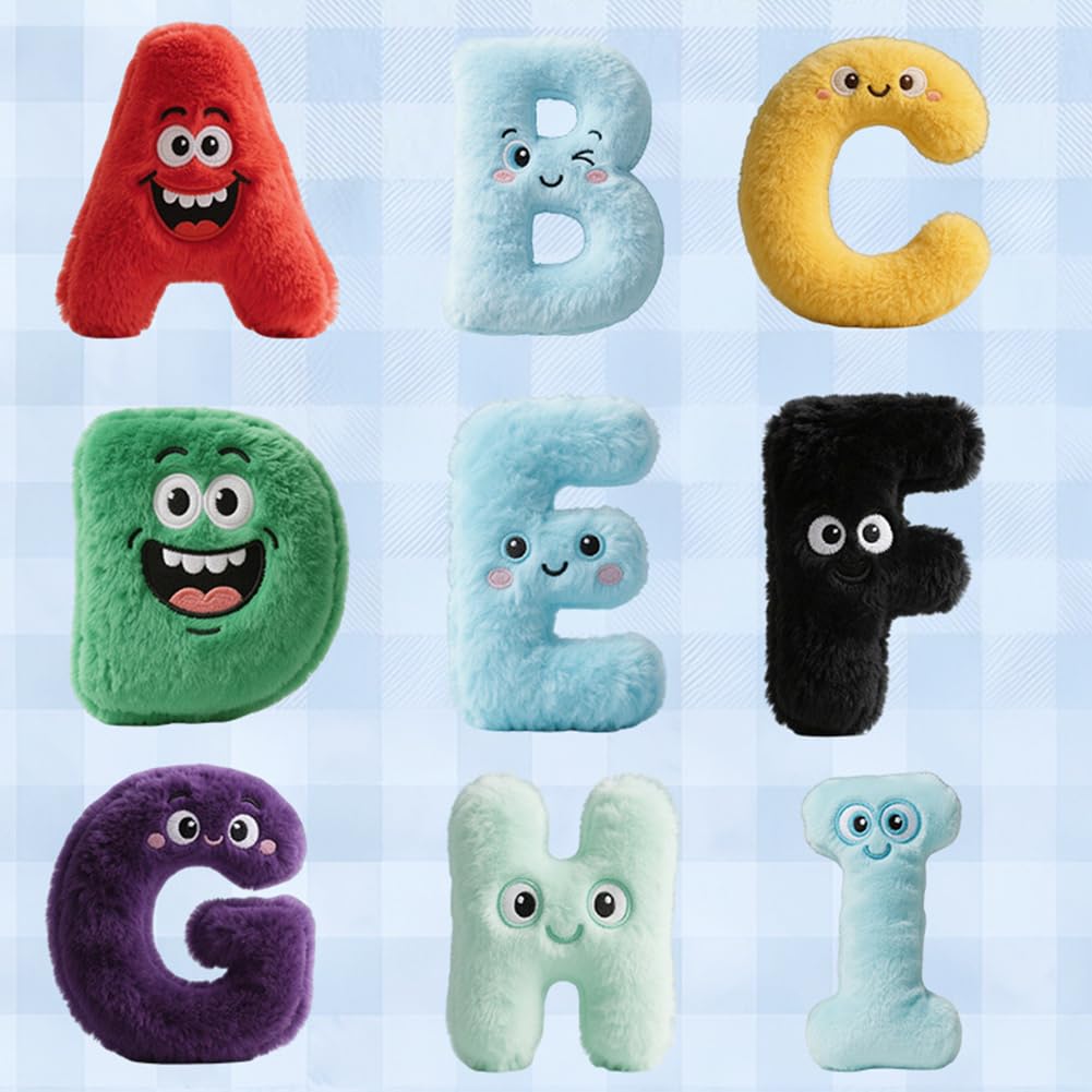 Amazon.co.jp: アルファベット ぬいぐるみ セット 0-9 数字 知育玩具