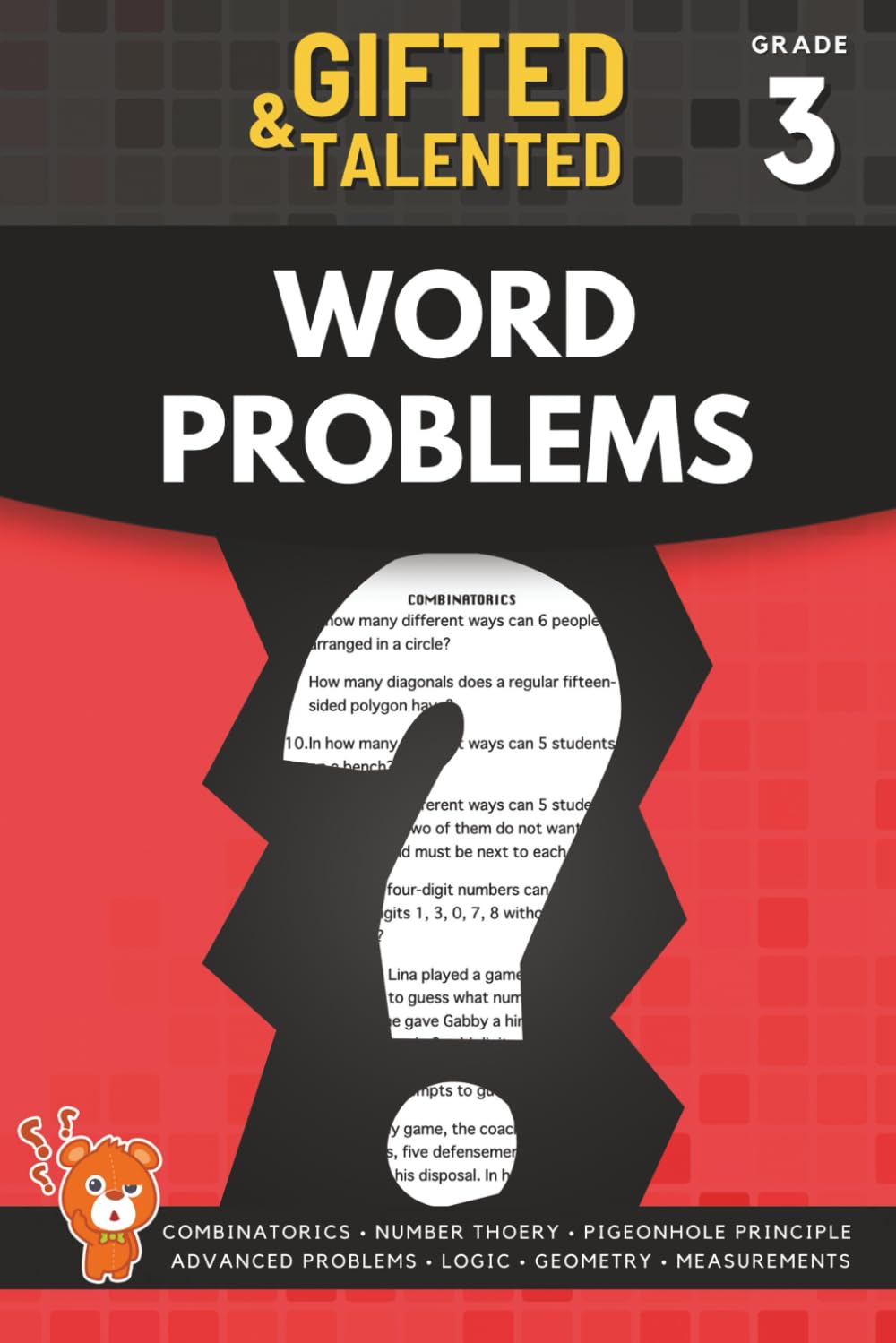 The Gifted And Talented 3rd Grade Math Workbook: Word Problems Inspired By Math Olympiads And Competitions: 3rd Grade Math Workbook For Gifted Students