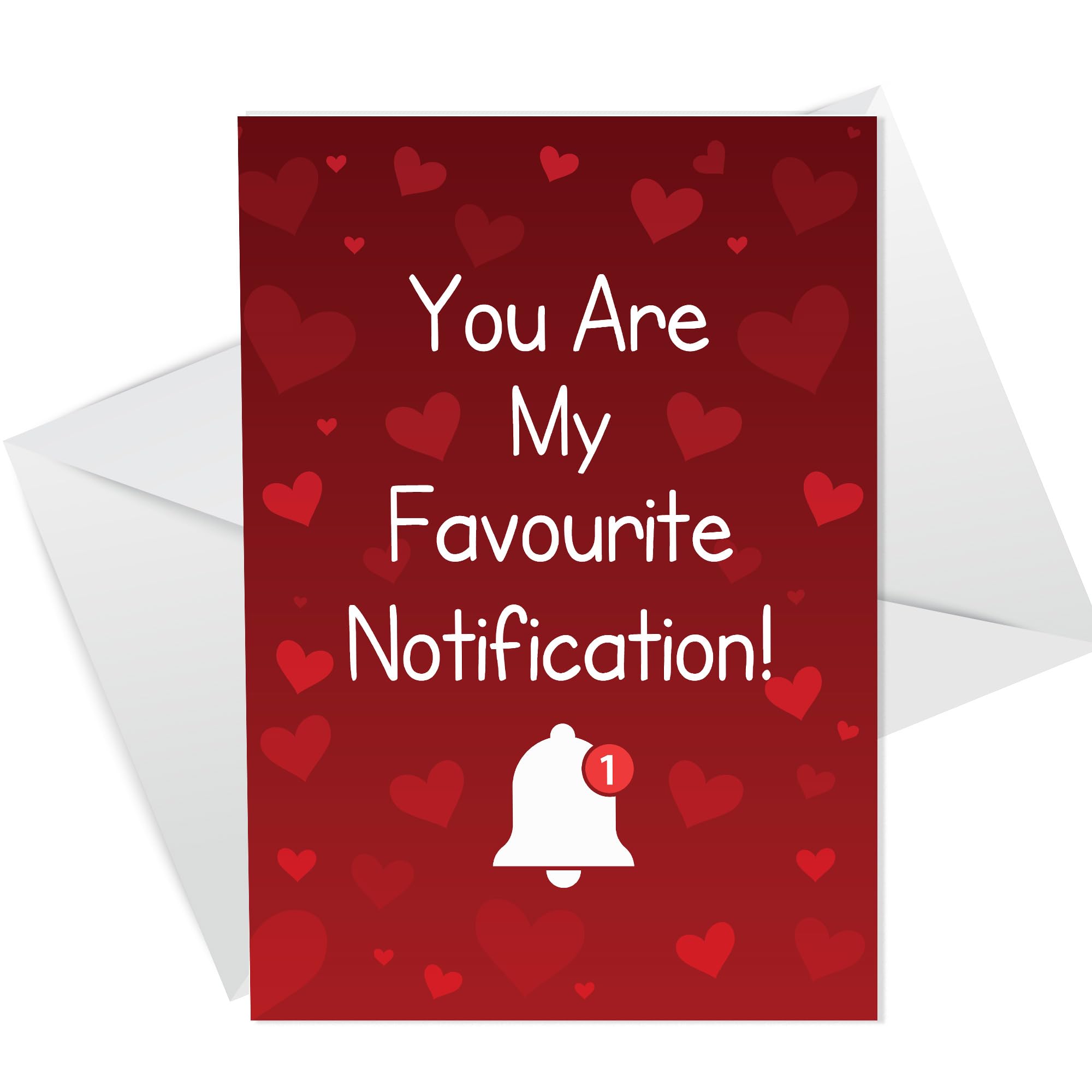 Funny Humour Favourite Notification Card For Boyfriend Girlfriend Husband Wife