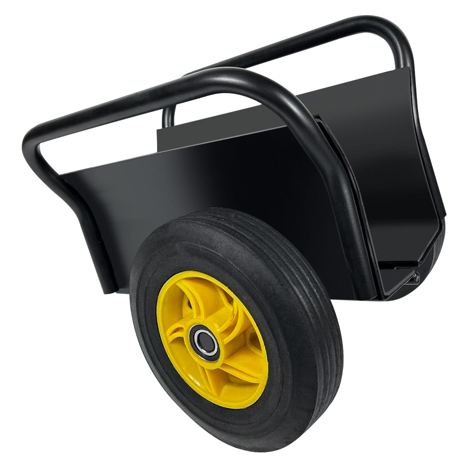 Panel Dolly,Heavy Duty Slab Dolly - 10" Solid Rubber Tires Wheels - 1000LBS Load Capacity All Terrain Moving Cart Dolly with Handle for Drywall Sheet Heavy Appliance & Material
