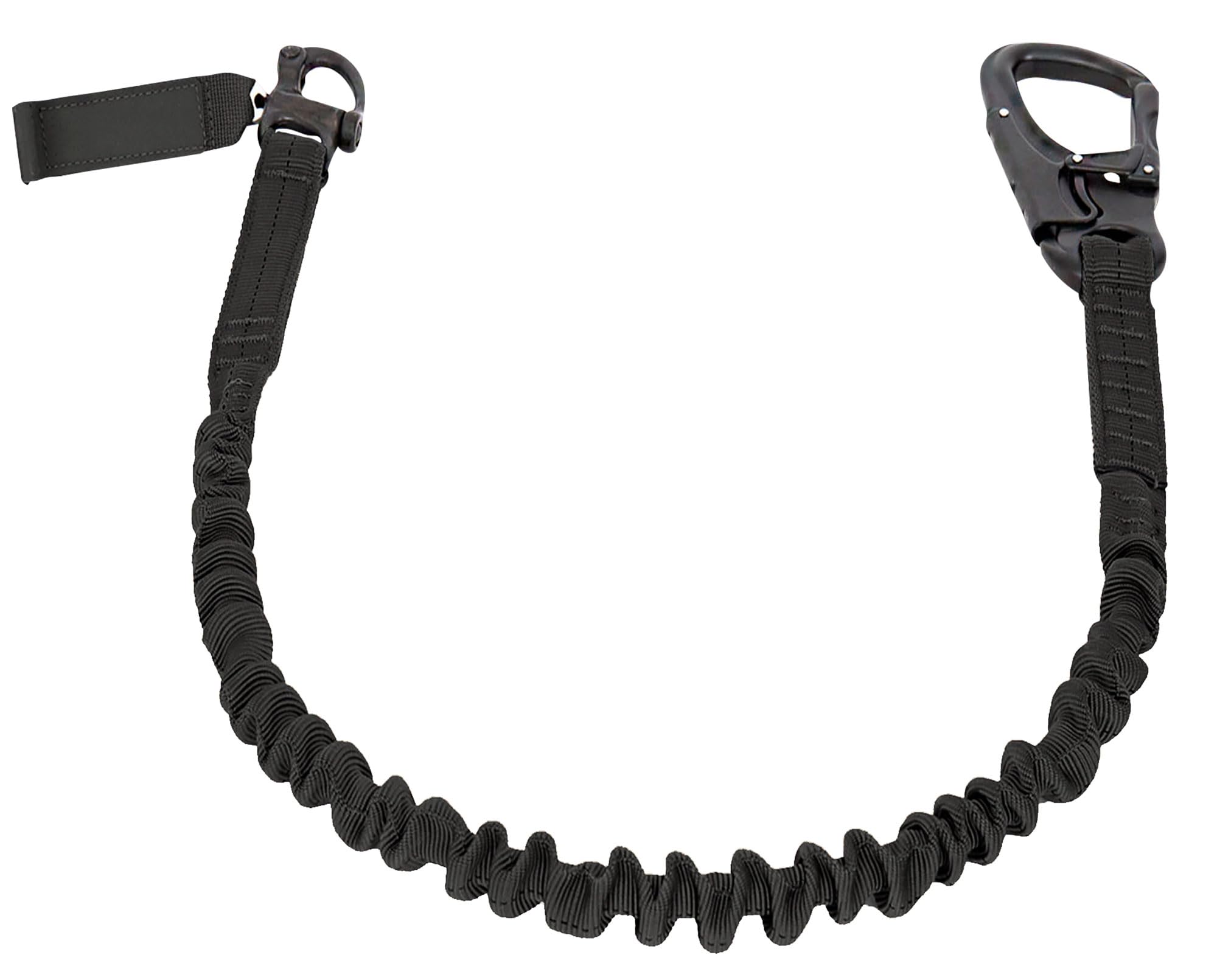 Warrior - A.S. Warrior Assault Personal Retention Lanyard Tango Carabiner + Clip SNAP (Correa de seguridad) (Negro)