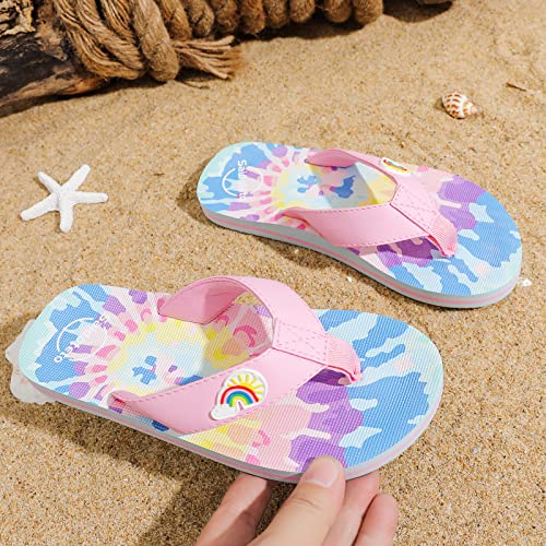 Image of Saidoteto Boys Girls Flip Flops Child Summer Slip-on Thong Sandals Beach Pool Water Shoes(Little /Big Kid)