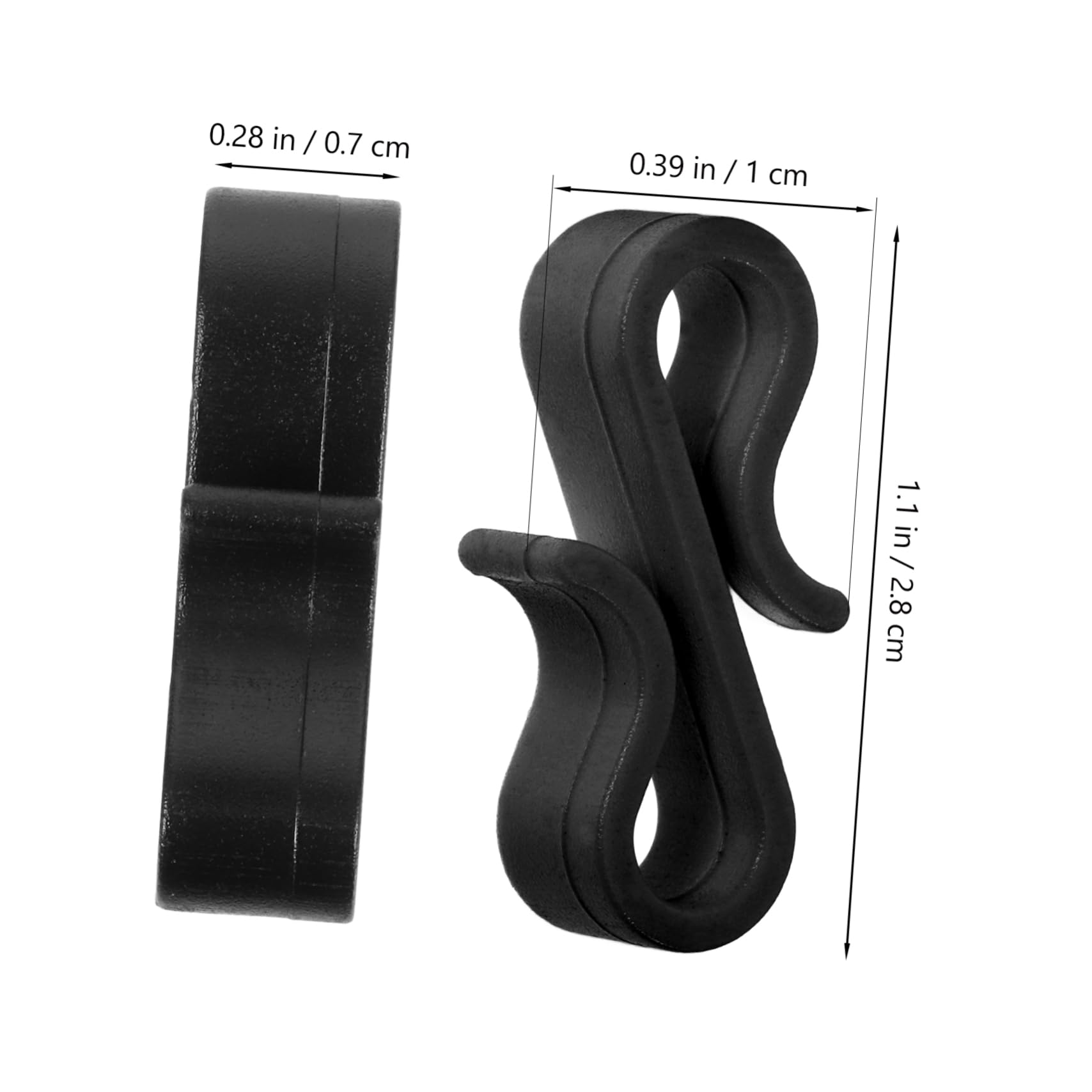 Mipcase Outdoor Gutter Hooks 50pcs Christmas Light Clips Weatherproof Hooks Easy Install Versatile for Holiday Decor