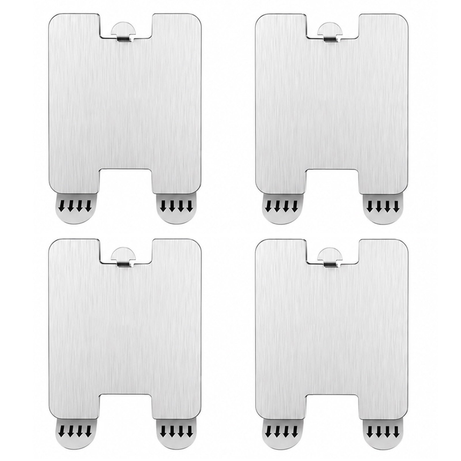 PAZNZJT 4PCS No Nail Picture Hooks, Adhesive Wall Hangers Removable Strips