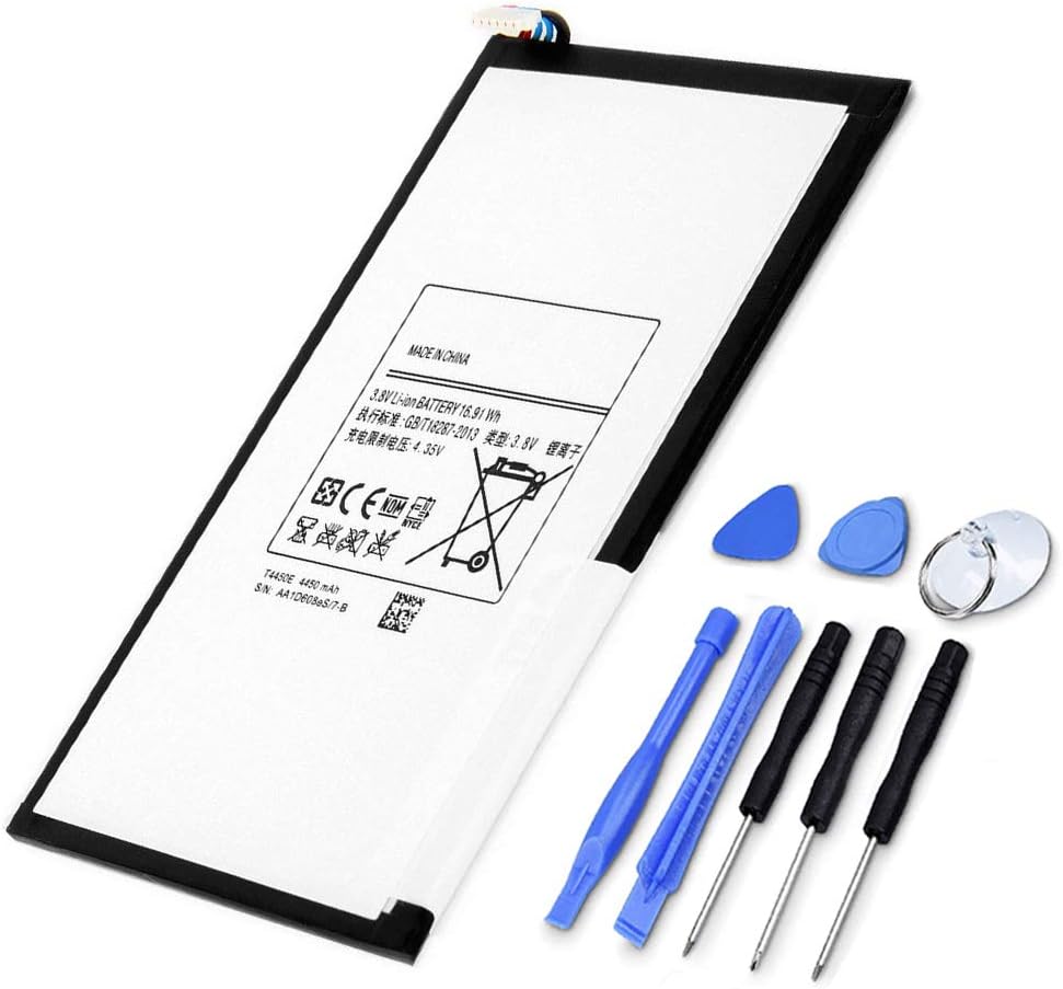 XITAIAN 3.8V 16.91Wh 4450mAh T4450E Replacement Laptop Battery Compatible with Samsung Galaxy Tab 3 8.0 T310 T311 SM-T310(Wi-Fi) SM-T311(3G & WiFi) SM-T315(3G, 4G/LTE&Wi-Fi) Series with Tools