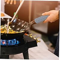 Vista 8 de Uonlytech - Funda de silicona para mango de olla de escaldado, funda sin sartén para calor, diseño ligero que se adapta a asas de utensilios