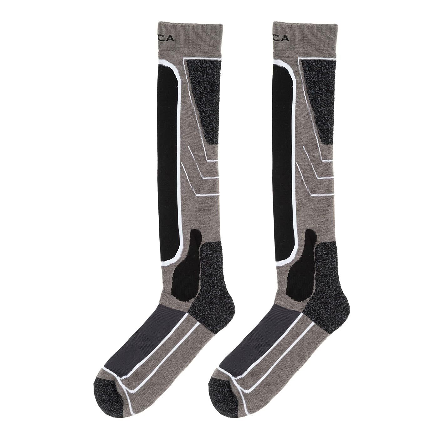 Nevica Unisex Meribel 2 Pack Socks Dark Grey 7-11