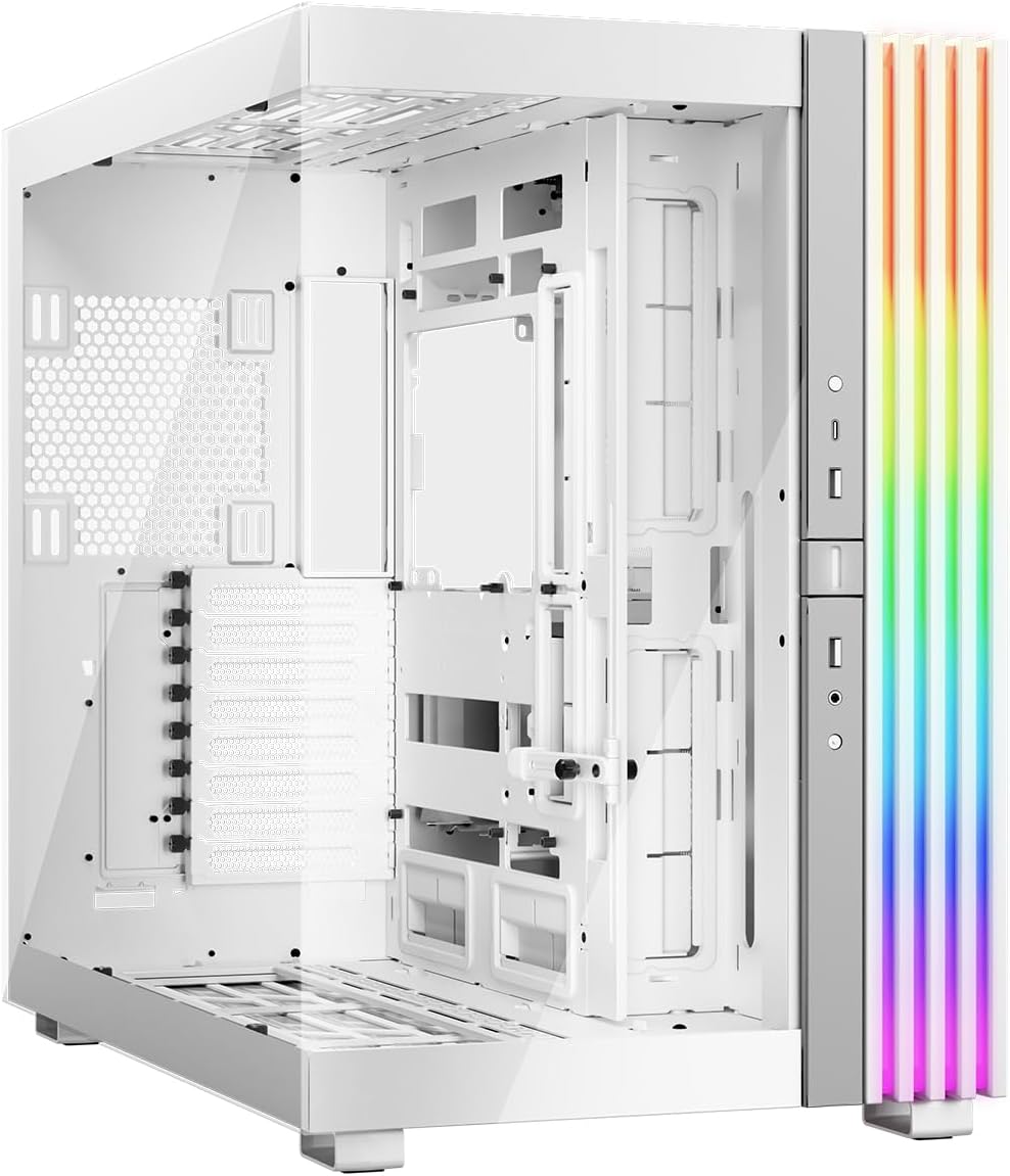 be quiet! Light Base 900 DX White PC Case, Fully Windowed Front and Side: image 1 of 8