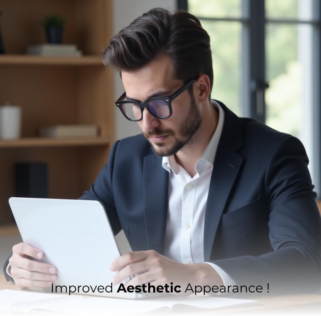 Blue Light Blocking Unisex Reading Glasses for Men & Women | Lightweight TR90 Frame & CR-39 Lenses - Image 9