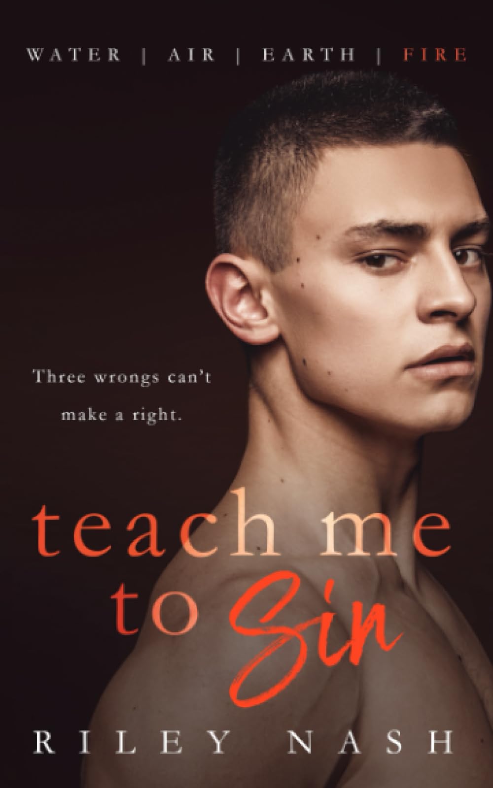Teach Me To Sin: An M/M/M Standalone (Water, Air, Earth, Fire)