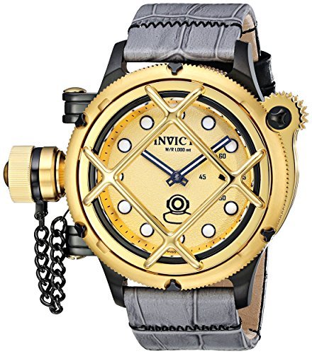 v Invicta CrN^ Men's 16358 Russian Diver Analog Display Mechanical Hand Wind Two Tone Watch Y jp [sAi]