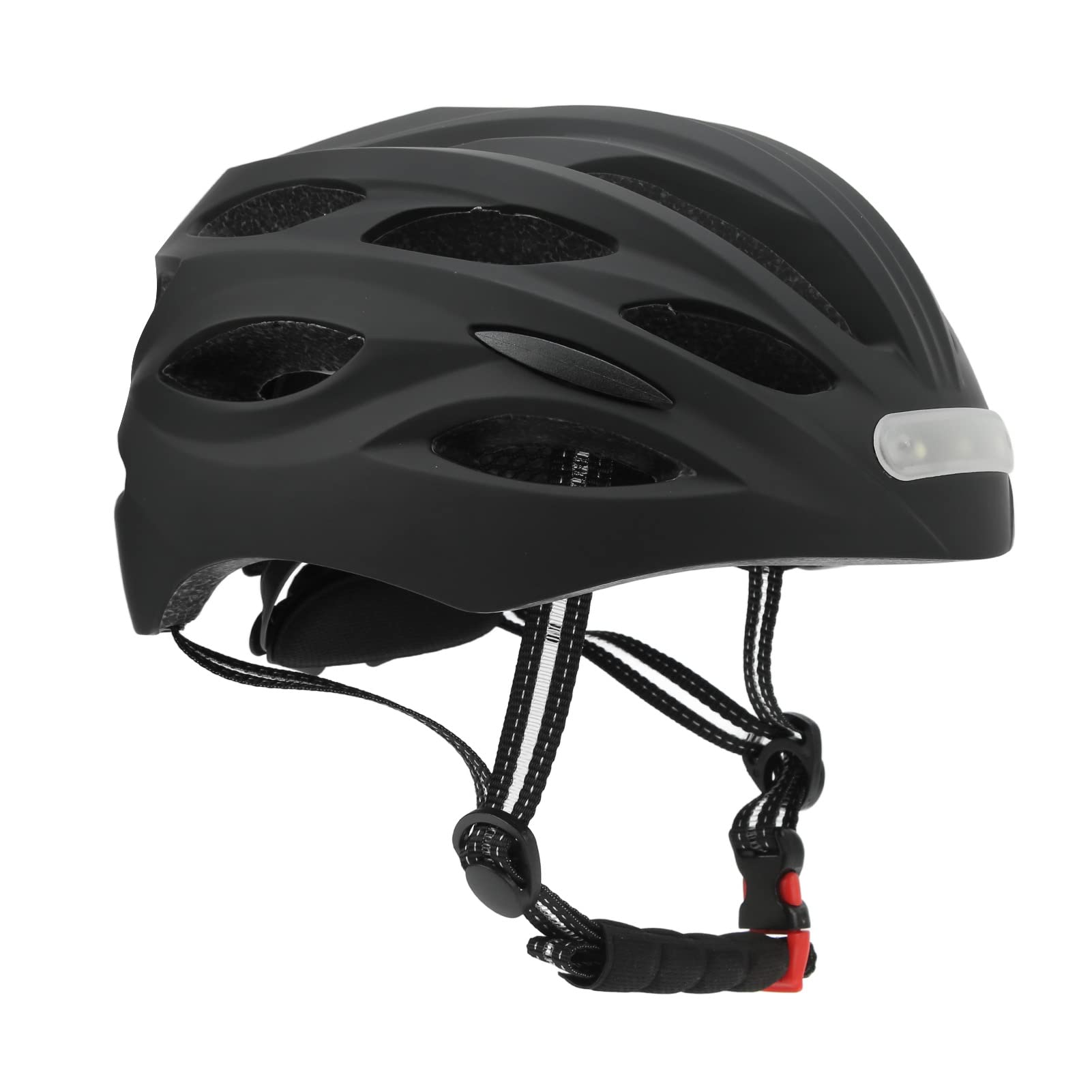 Casco de Bicicleta con Luz de Seguridad LED, Luces LED Delanteras y Traseras, Casco de Ciclismo Ajustable, Casco de Ciclismo Transpirable para Adultos para Ciclismo Urbano,