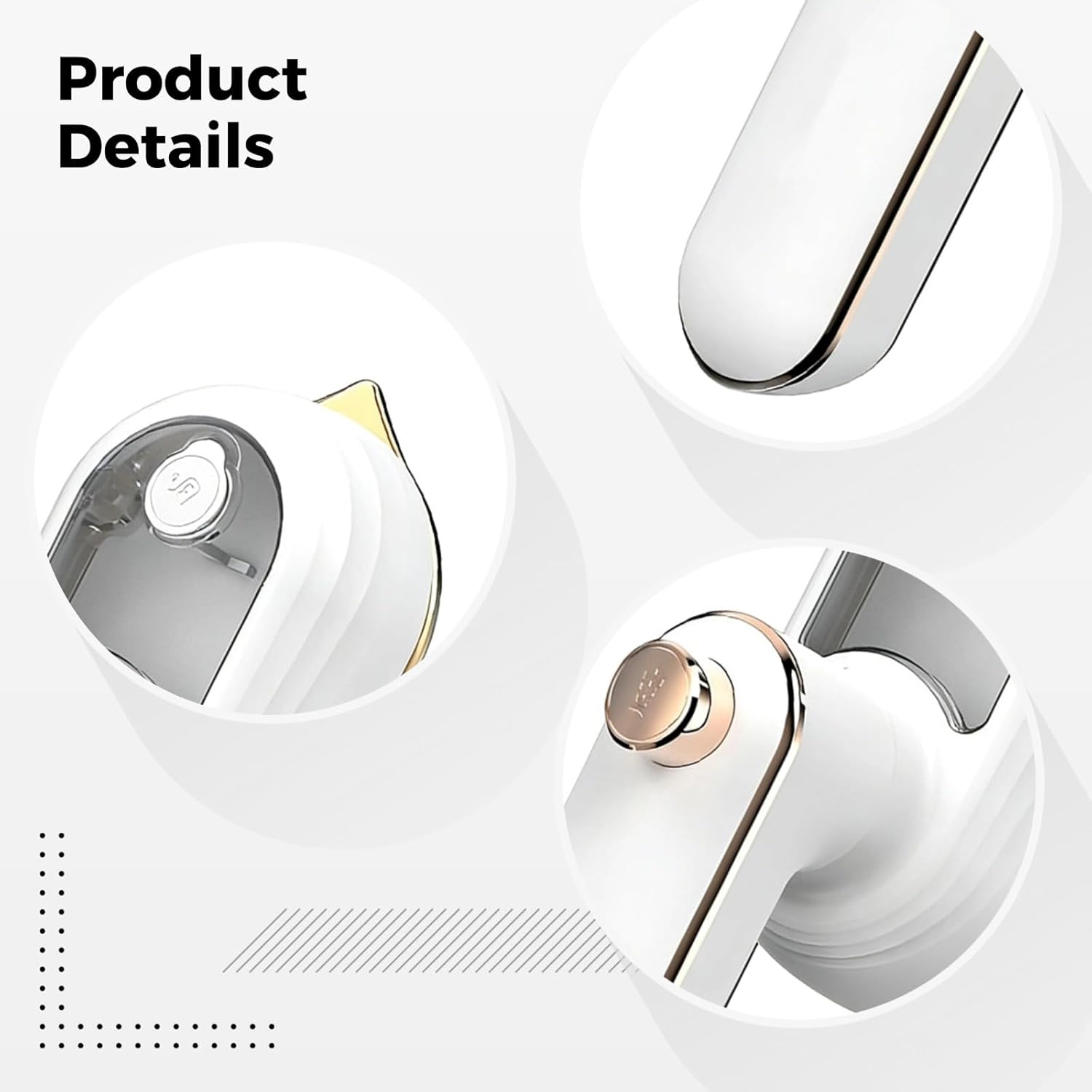 Handheld Garment Steamer & Mini Iron, 2-in-1 Design, 180° Rotating Handle, 338 ℉ Ceramic Gold Panel, Portable for Travel