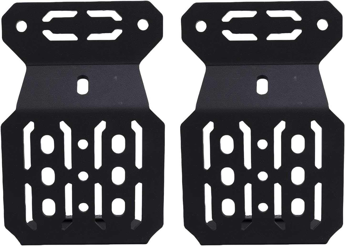 Generic Truck Bed Rail Mount Brackets Heavy Duty Steel System for Shovels Recovery Boards Fuel Cans, Easy Installation for Organized Storage