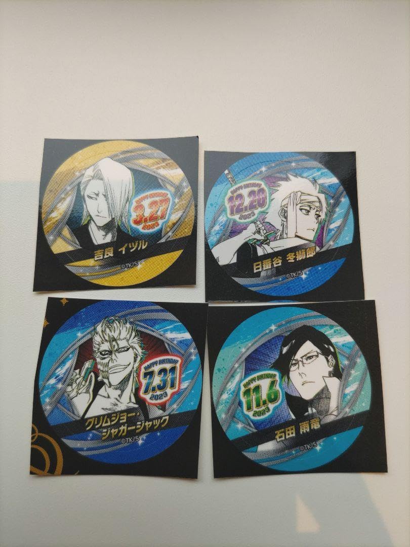2023年バースデイ缶バッジステッカー 220枚 日番谷冬獅郎 BLEACH