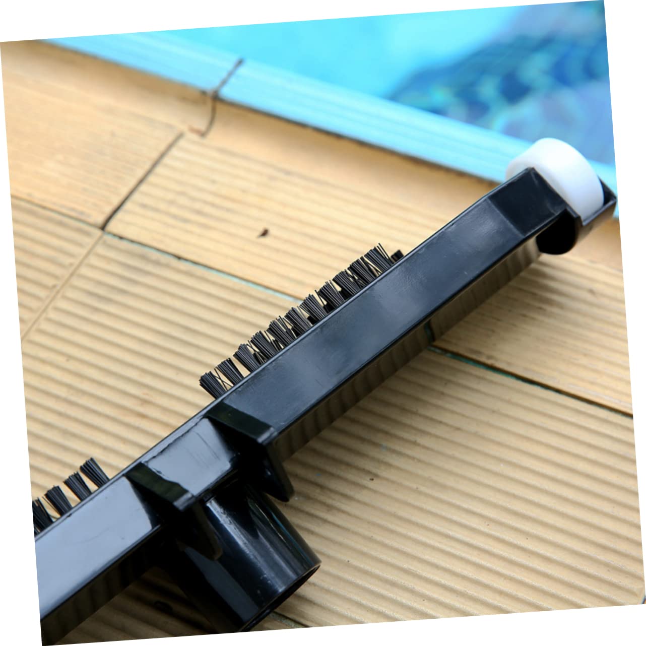 balacoo 2 Sets Pool Cleaning Equipment Vacuum Suction Head Pool Brush for Bottom Wall Cleaning Spa Cleaning Brush Head Black