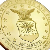 Vista 5 de Glamtune Moneda de desafío de la Fuerza Aérea de los Estados Unidos Equipo de Control de Combate de la USAF Moneda Militar