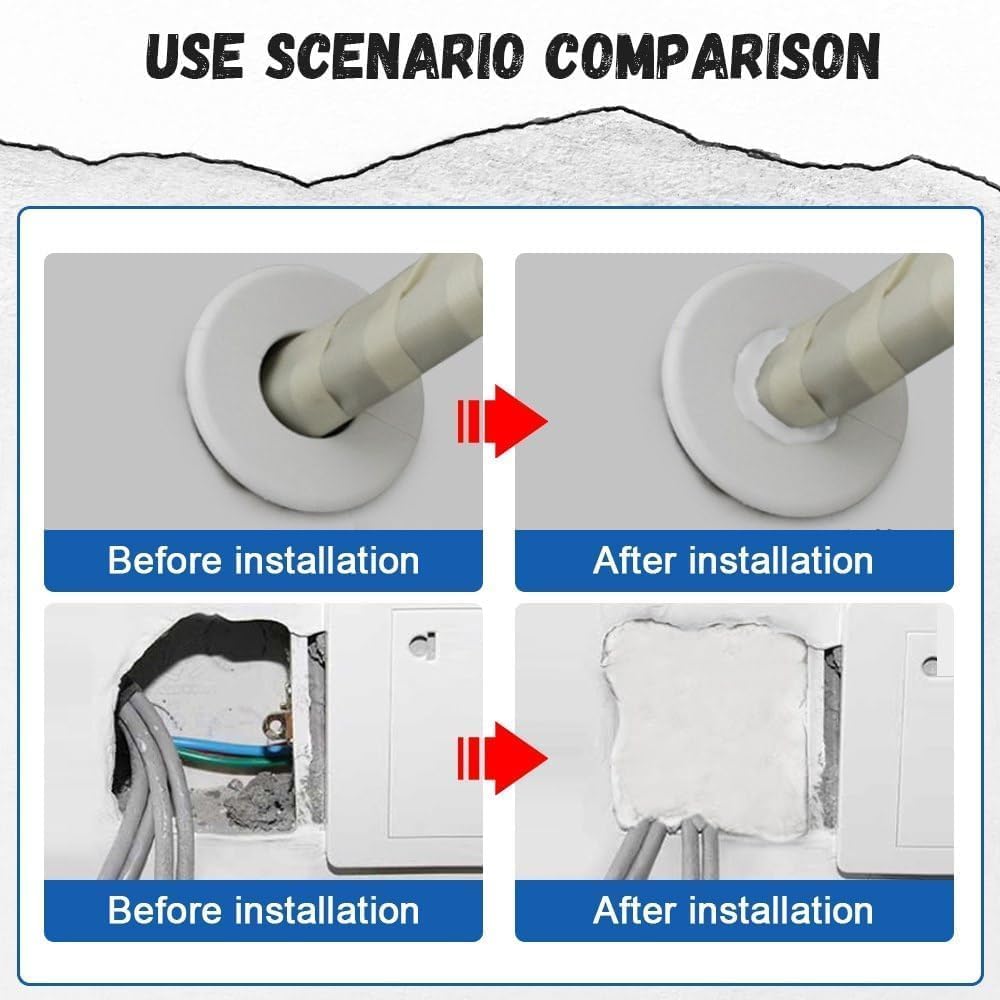 BIRZAR Hole Sealant Filler Repair Rubber Mastic Waterproof Repair Sealing Clay 20G-1PCS 3