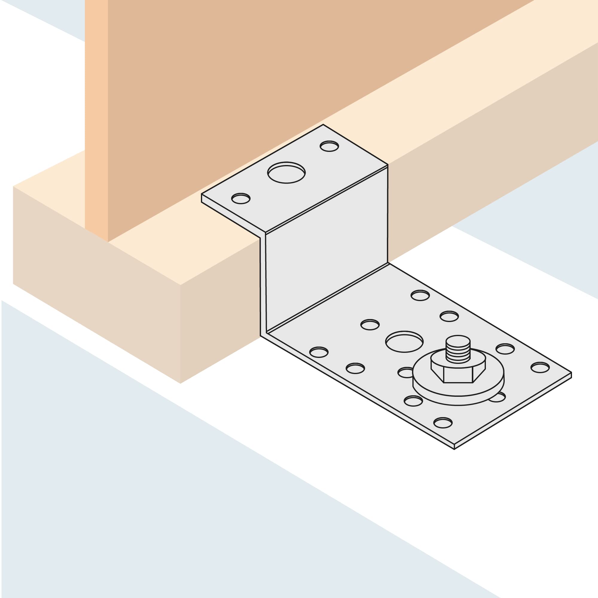 Gedotec ángulo de unión en Z de alta resistencia | 20 piezas ángulo de hierro 85x50x30 mm | Ángulo tipo Z para conectar y reforzar | ángulo para muebles ángulo para construcción ángulo plano de meta