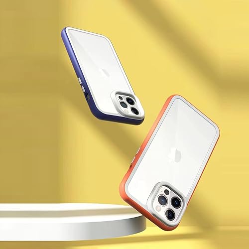 Miniatura 6 de Losin Funda protectora compatible con iPhone 14 Pro Max, diseño sin bordes, protector de lente de cámara, delgada, suave, de silicona líquida, a