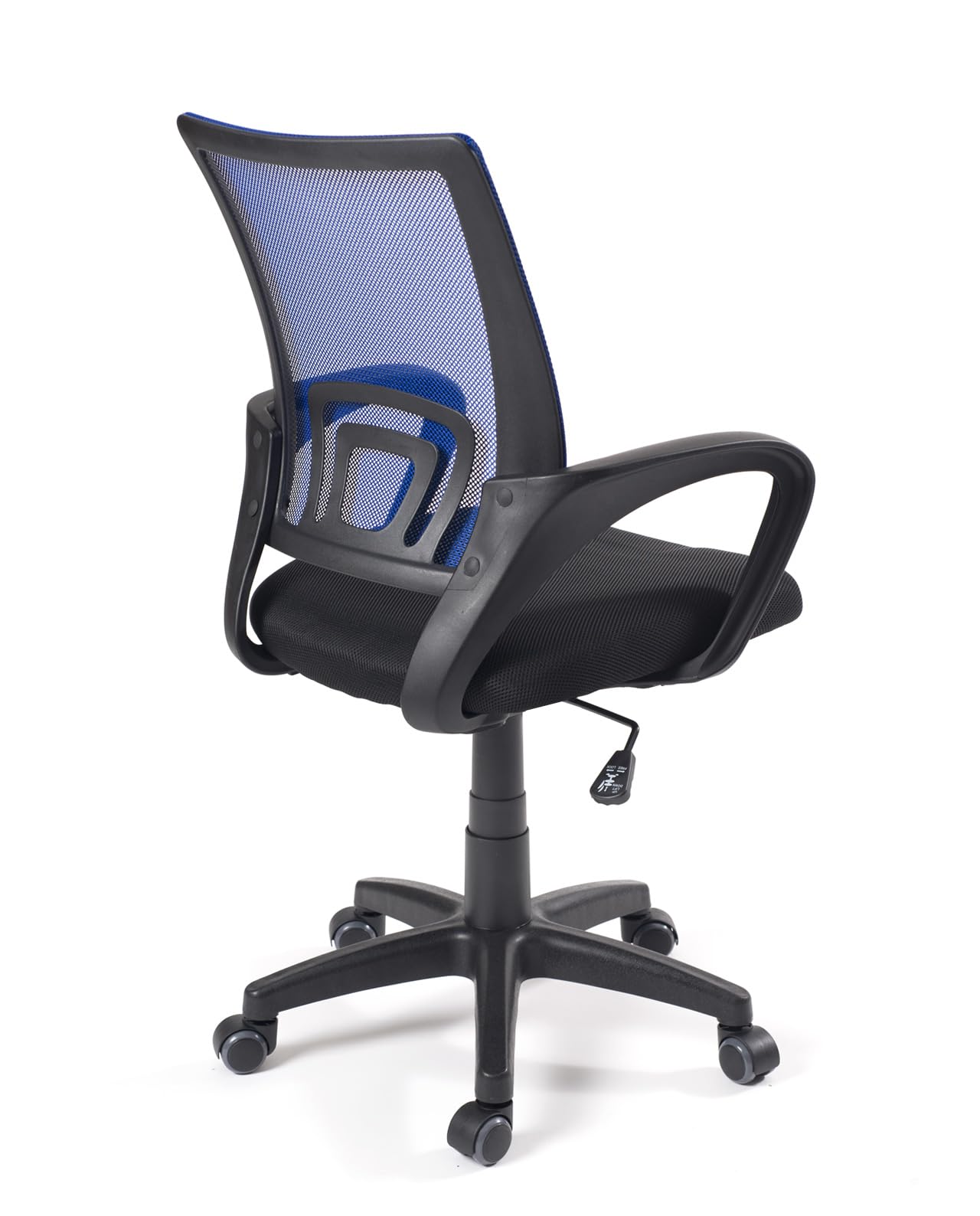 KAYELLES Silla De Oficina Con Respaldo Alto Basculante Y Altura Ajustable Fama Negro